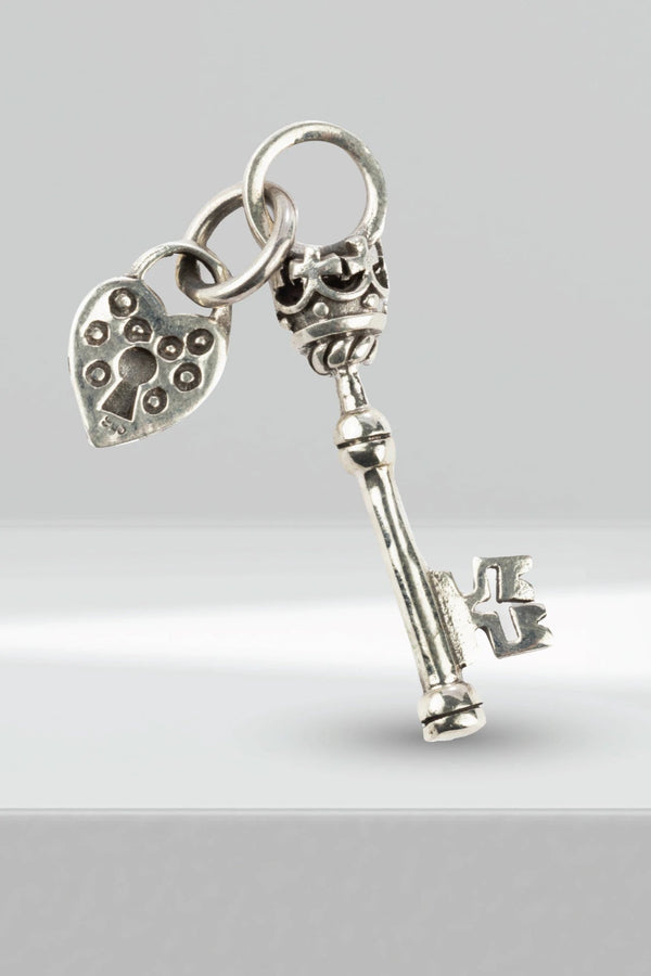 Cleo ‘Lock & Key’ Silver Pendant Parman