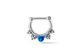 Nerin Silver Septum Ring