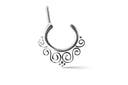 Vireya Silver Septum Ring