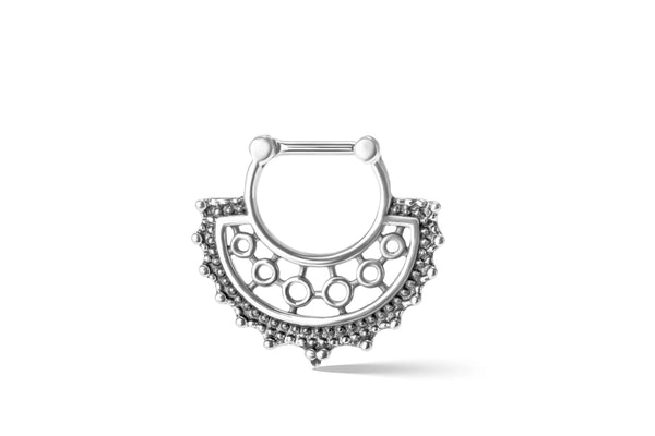 Svelda Silver Septum Ring
