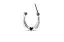 Noctra Silver Septum Ring