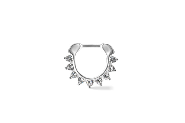 Vespera Silver Septum Ring