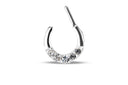 Luneth Silver Septum Ring