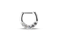 Luneth Silver Septum Ring