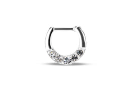 Luneth Silver Septum Ring