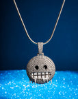 Icy Grit Silver Pendant