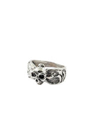 Cryptic Skull Men’s Silver Ring Parman