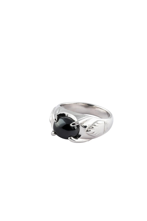 Cyclops Black Men’s Silver Ring