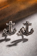 silver mens stud earrings