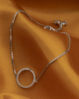 Luna Arc Silver Bracelet
