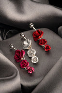 Velvet Petal Belly Button Ring