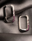 Rose Mirage Silver Earrings