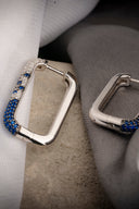 Nebula Frame Silver Earring