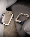Nebula Frame Silver Earring