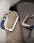Nebula Frame Silver Earring