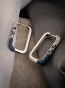 Nebula Frame Silver Earring