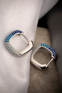 Midnight Tide Silver Earrings