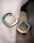 Midnight Tide Silver Earrings