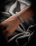 Agnirath Men's Silver Kada