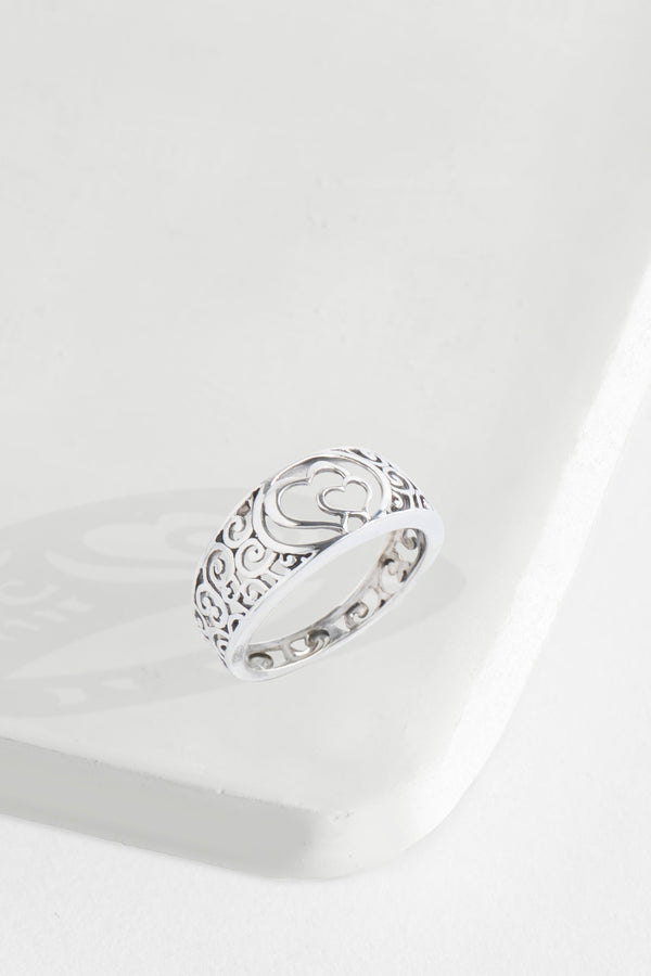 Florentine Silver Ring