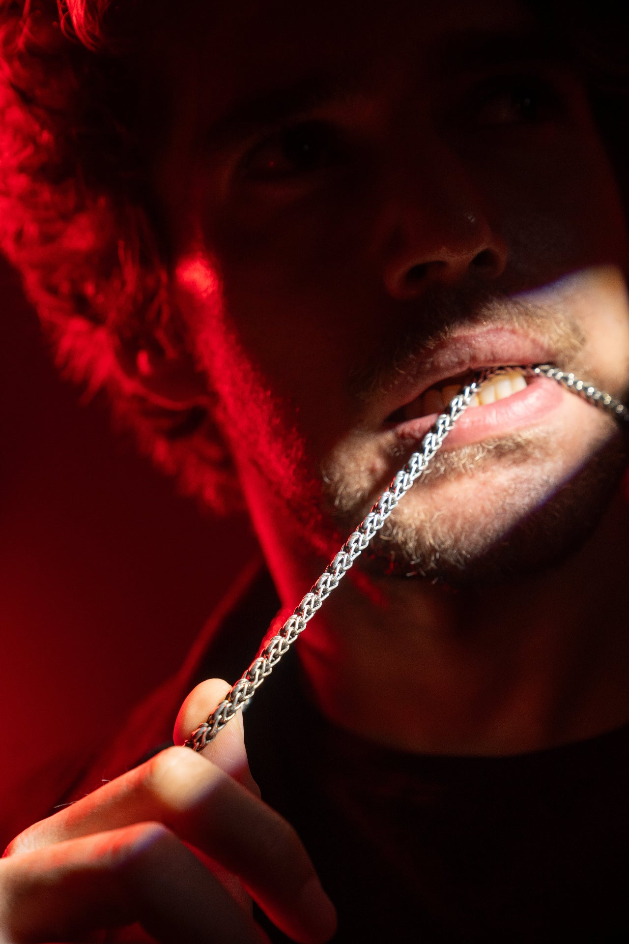 silver neck chain for men