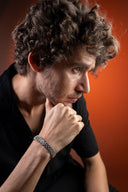 Sterling silver bracelets for men