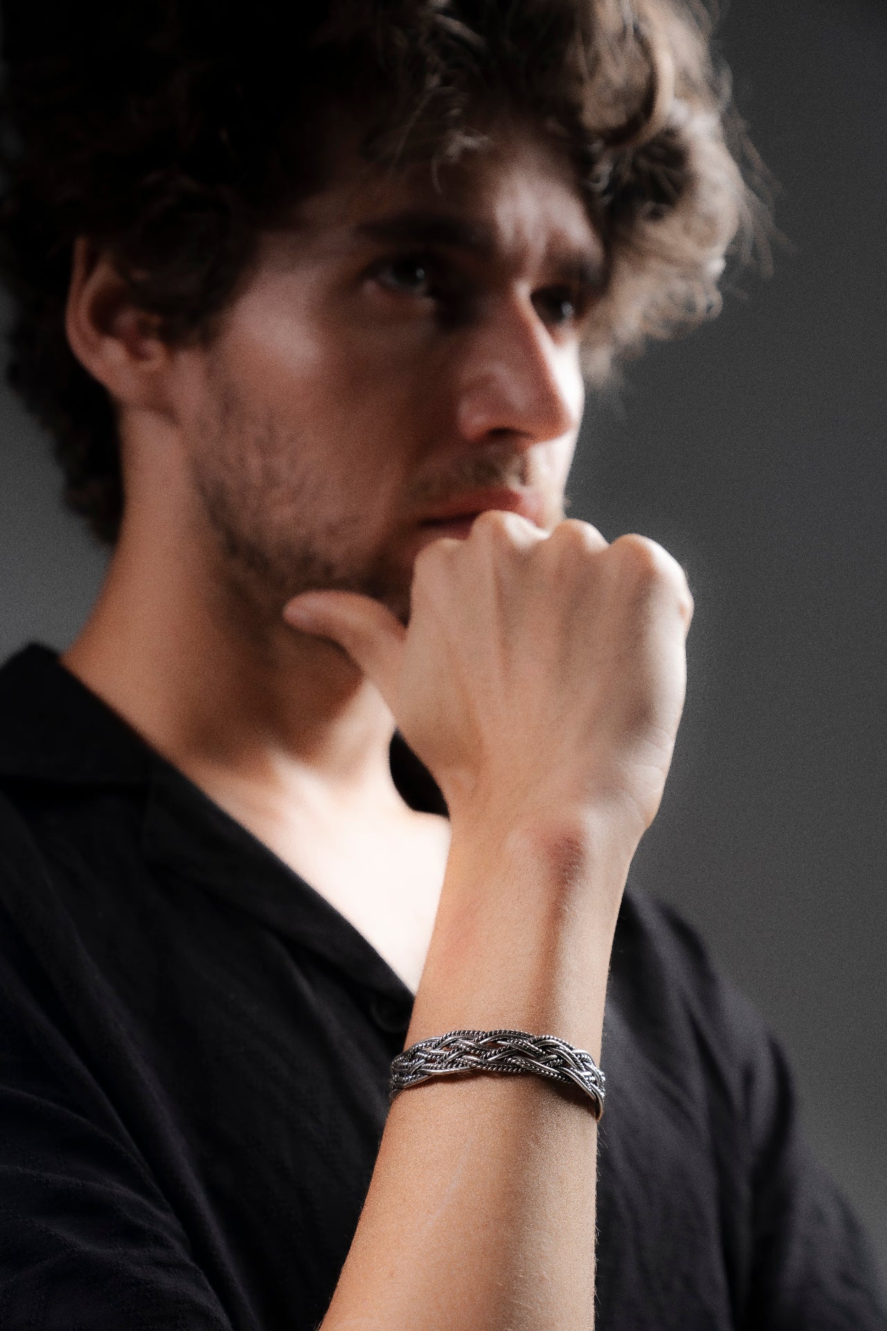 Sterling silver bracelets for men