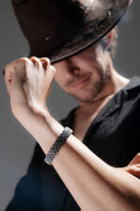 Nightfall Knot Men's Silver Kada
