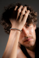 Sterling silver bracelets for men