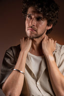 Sterling silver bracelets for men