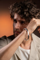 Sterling silver bracelets for men