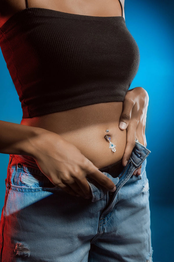 Sacred Glow Belly Button Ring