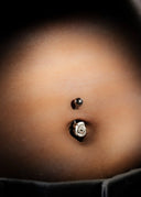 Scarlet Bloom Belly Button Ring