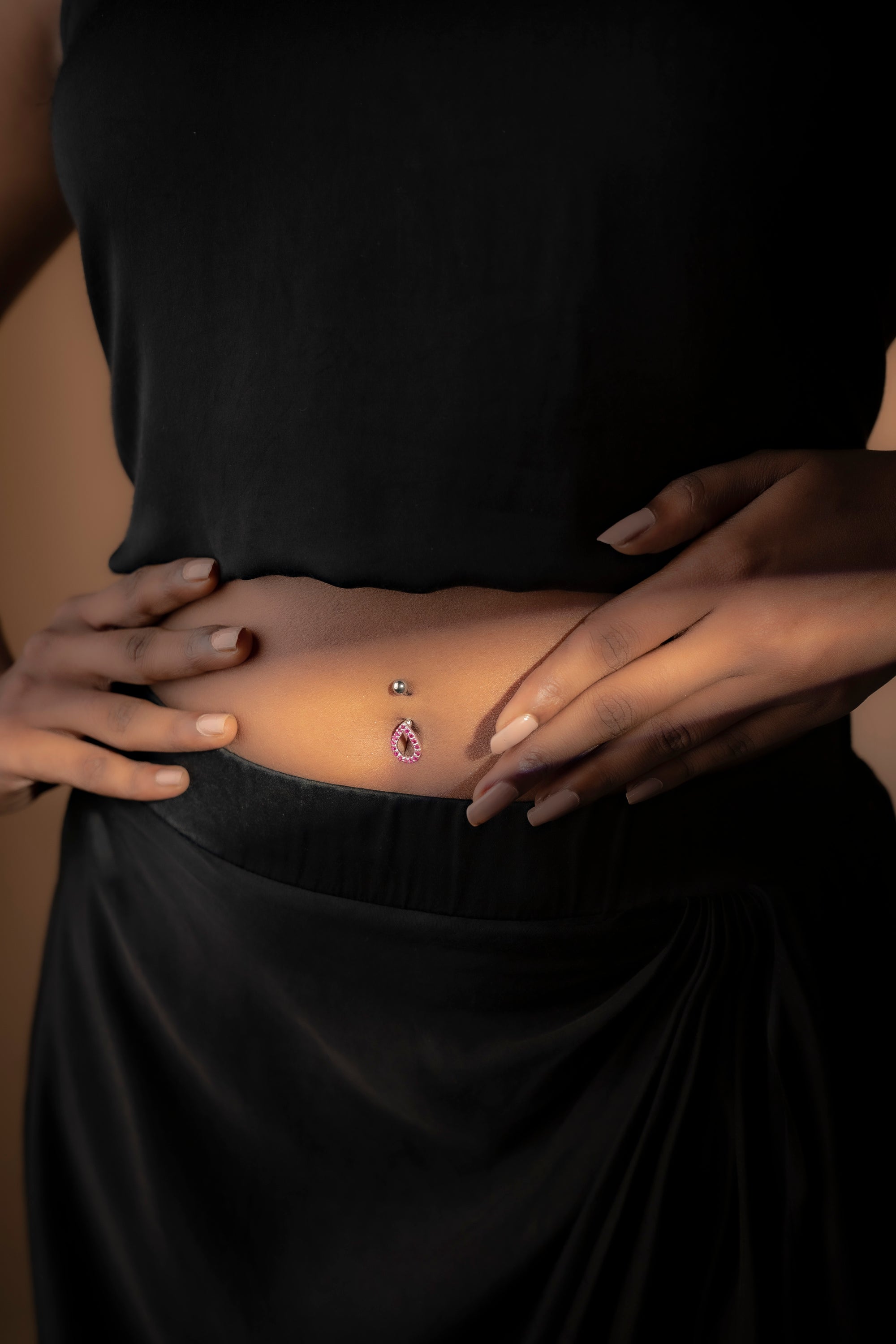 Eclipse Curve Belly Button Ring