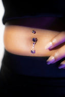 Blossom Trail Belly Button Ring