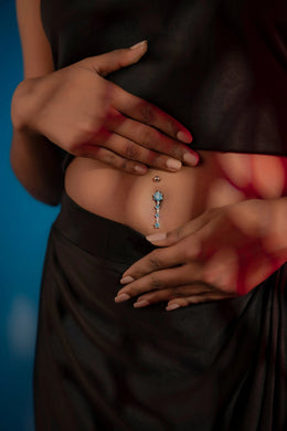 Celestial Cascade Belly Button Ring
