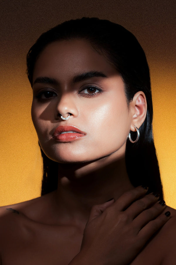 Luneth Silver Septum Ring