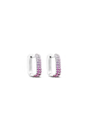 Power Trip 925 Sterling Silver Hoop Earrings