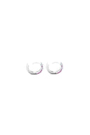 The Warning 925 Sterling Silver Hoop Earrings