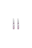 Open Secret 925 Sterling Silver Hoop Earrings