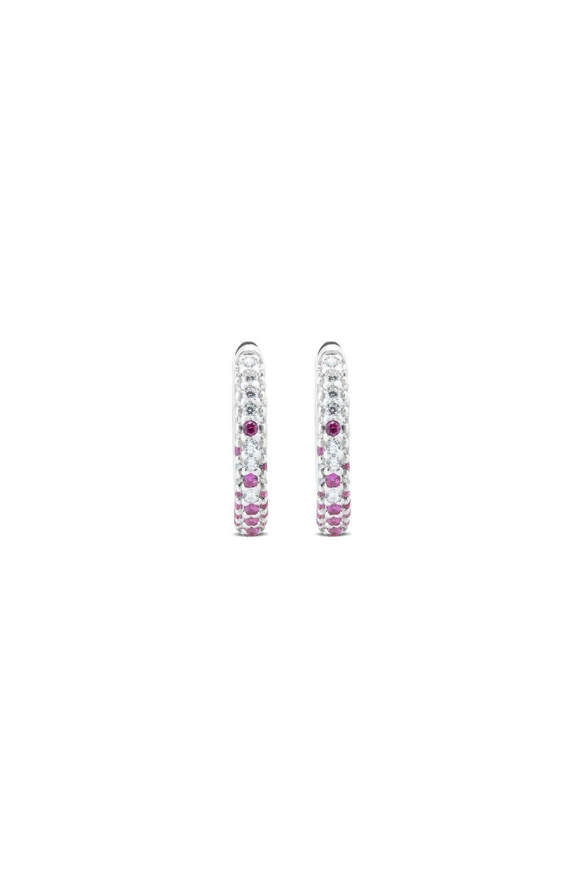 Open Secret 925 Sterling Silver Hoop Earrings