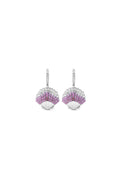 Veiled Threat 925 Sterling Silver Hinged Huggie Hoop Earrings