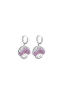Veiled Threat 925 Sterling Silver Hinged Huggie Hoop Earrings