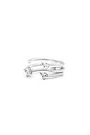 Latitude 925 Sterling Silver Multi-Band Open Ring