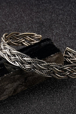 Ashen Twist Men's Silver Kada