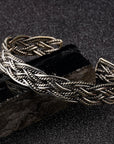 Ashen Twist Men's Silver Kada