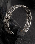 Ashen Twist Men's Silver Kada