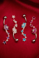 Celestial Cascade Belly Button Ring