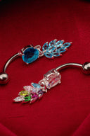 Crimson Warden Belly Button Ring