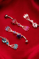 Blossom Trail Belly Button Ring